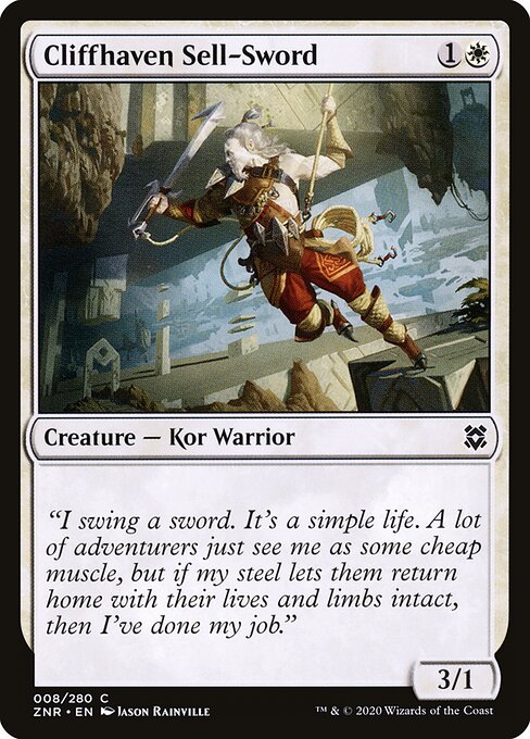 Cliffhaven Sell-Sword (Zendikar Rising)