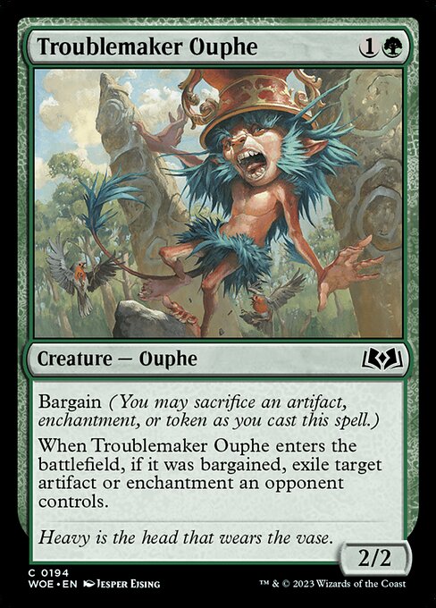 Troublemaker Ouphe (Wilds of Eldraine)