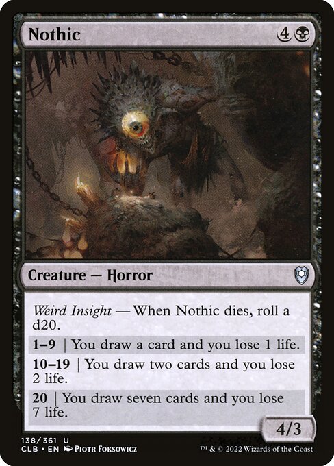 Nothic (Commander Legends: Battle for Baldur's Gate)