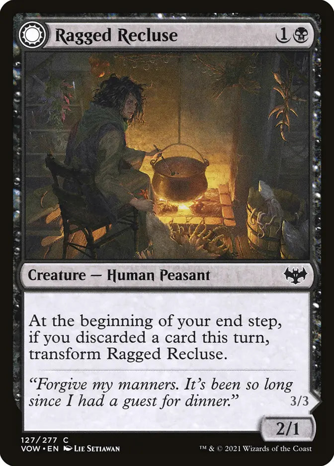 Ragged Recluse // Odious Witch (Innistrad: Crimson Vow)