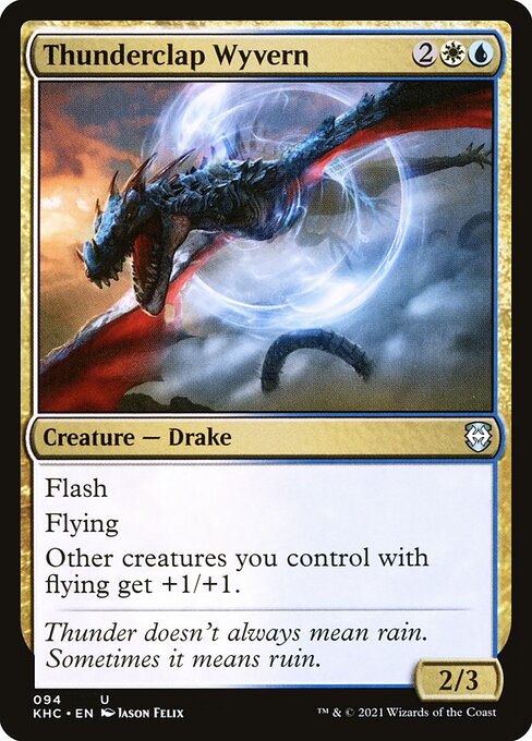 Thunderclap Wyvern (Kaldheim Commander)
