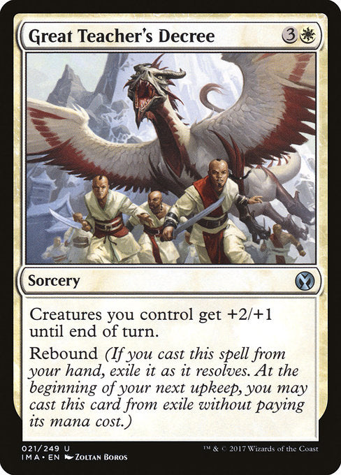 Great Teacher's Decree (Iconic Masters)