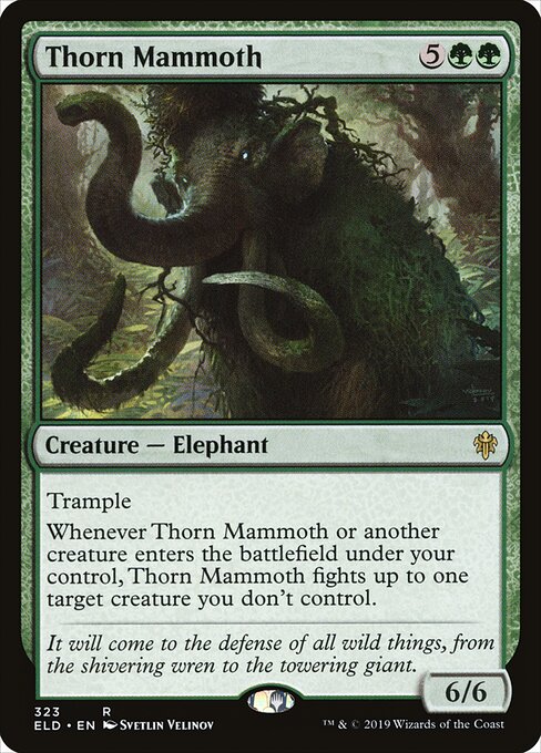 Thorn Mammoth (Throne of Eldraine)