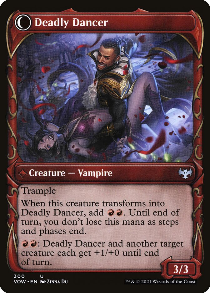 Alluring Suitor // Deadly Dancer (Innistrad: Crimson Vow)