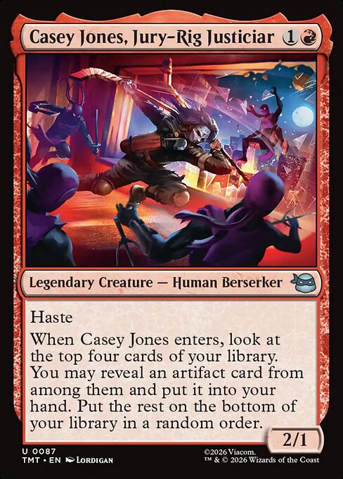 Casey Jones, Jury-Rig Justiciar (Teenage Mutant Ninja Turtles)