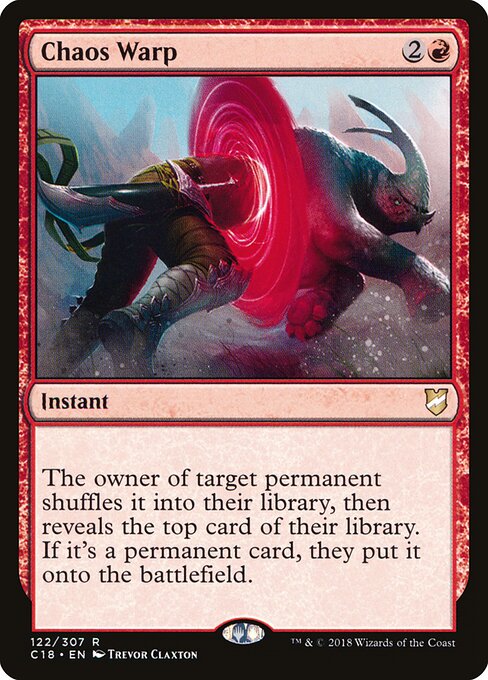 Chaos Warp (Commander 2018)
