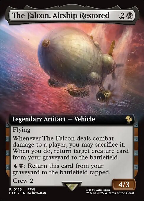 The Falcon, Airship Restored (Final Fantasy Commander)