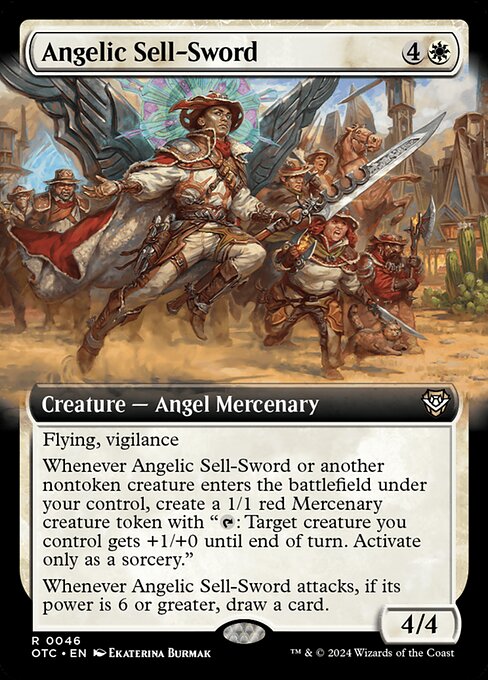 Angelic Sell-Sword (Outlaws of Thunder Junction Commander)