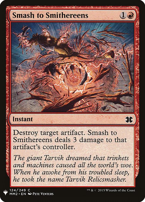 Smash to Smithereens (The List)