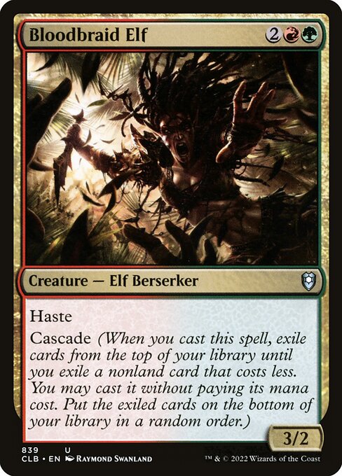 Bloodbraid Elf (Commander Legends: Battle for Baldur's Gate)