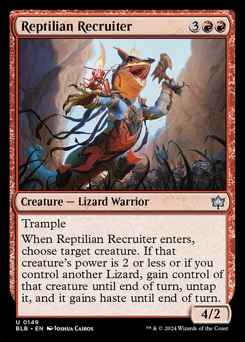 Reptilian Recruiter (Bloomburrow)
