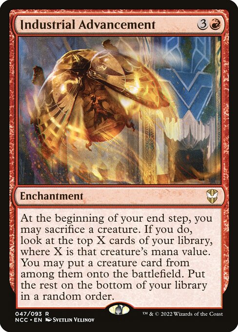 Industrial Advancement (New Capenna Commander)