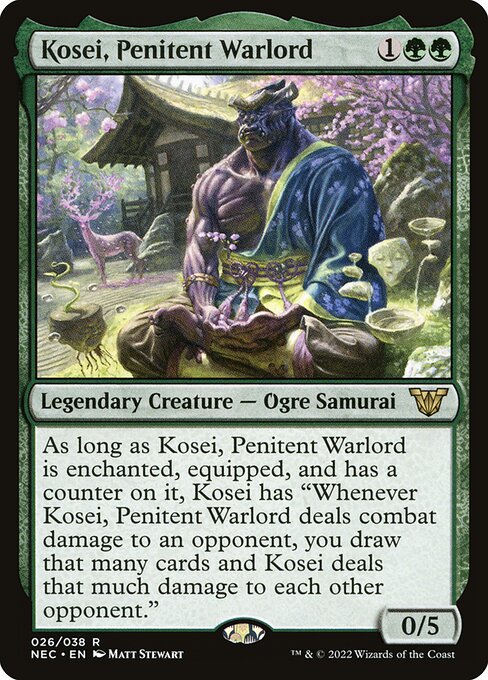 Kosei, Penitent Warlord (Neon Dynasty Commander)