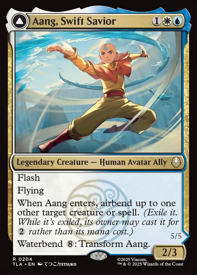 Aang, Swift Savior // Aang and La, Ocean's Fury (Avatar: The Last Airbender)
