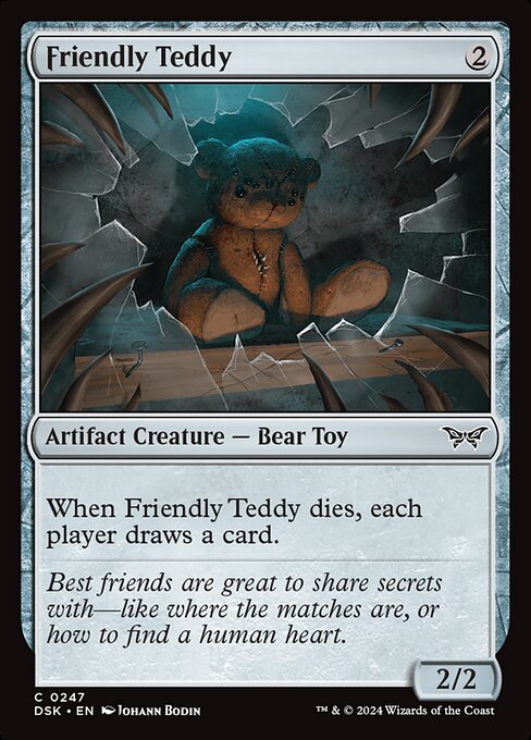 Friendly Teddy (Duskmourn: House of Horror)