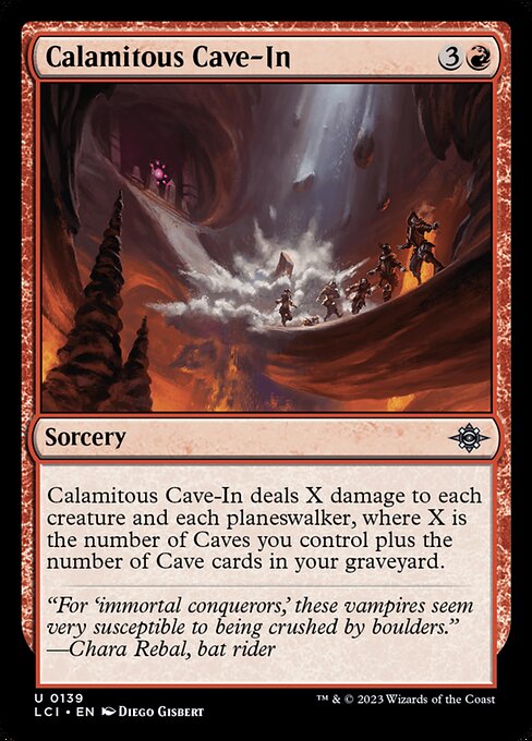 Calamitous Cave-In (The Lost Caverns of Ixalan)