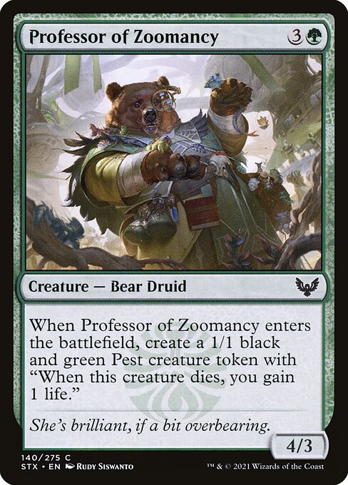 Professor of Zoomancy (Strixhaven: School of Mages)