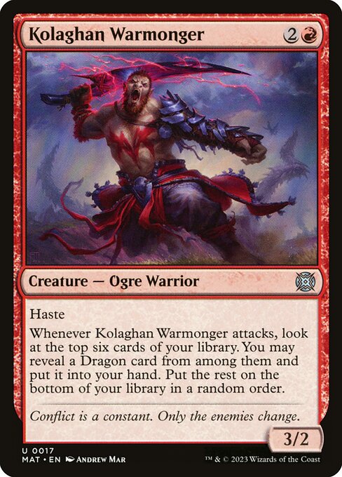 Kolaghan Warmonger (March of the Machine: The Aftermath)