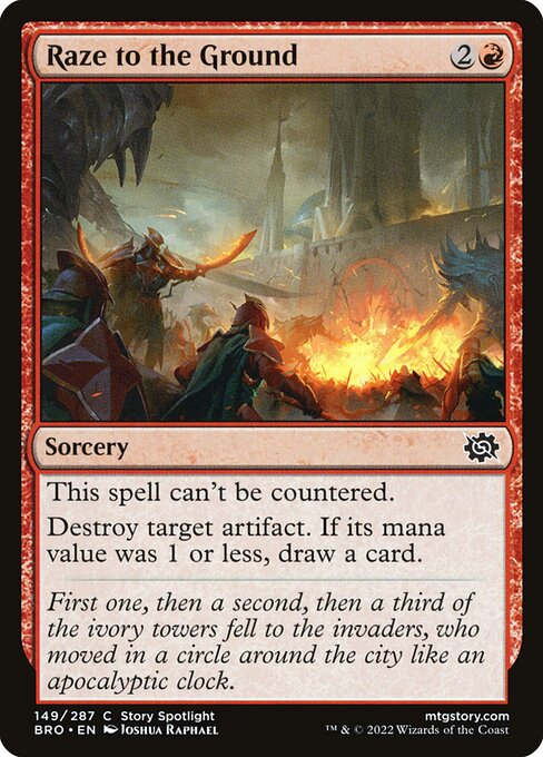 Raze to the Ground (The Brothers' War)