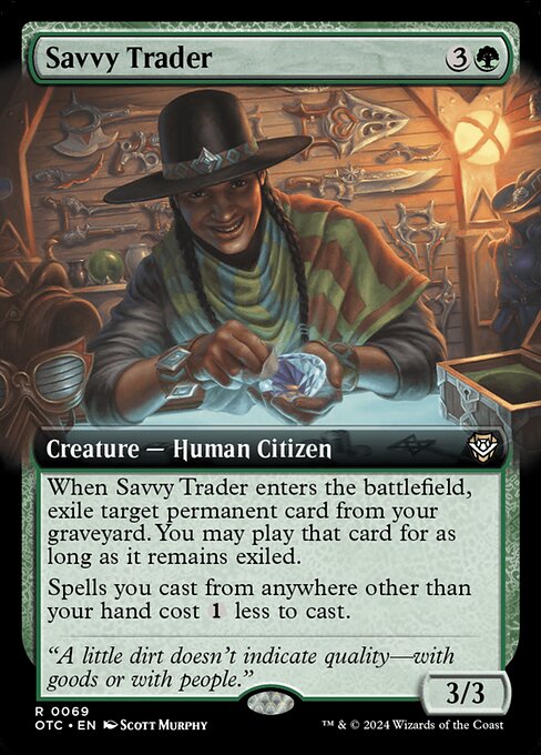 Savvy Trader (Outlaws of Thunder Junction Commander)
