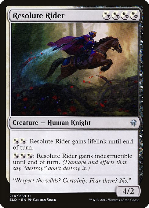 Resolute Rider (Throne of Eldraine)