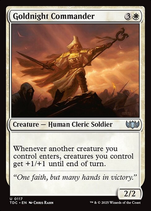 Goldnight Commander (Tarkir: Dragonstorm Commander)