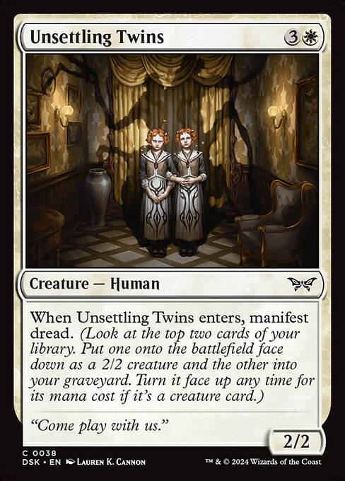 Unsettling Twins (Duskmourn: House of Horror)