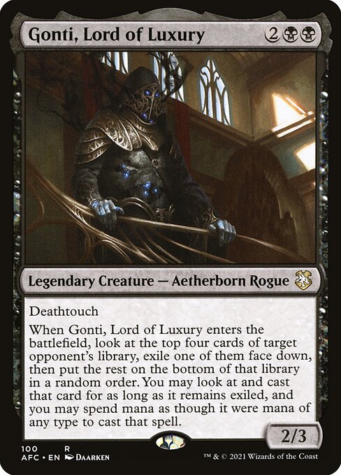 Gonti, Lord of Luxury (Forgotten Realms Commander)