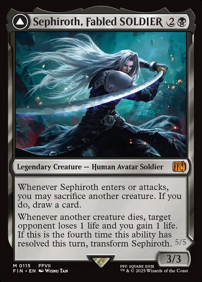 Sephiroth, Fabled SOLDIER // Sephiroth, One-Winged Angel (Final Fantasy)