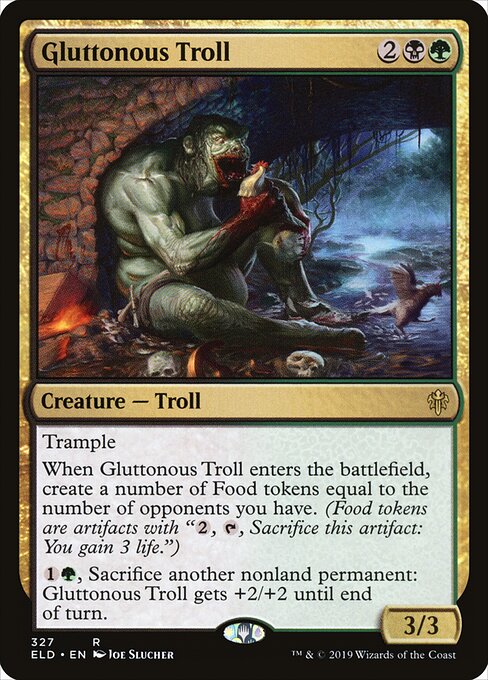 Gluttonous Troll (Throne of Eldraine)