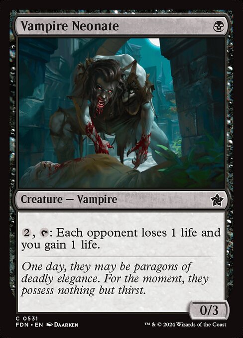 Vampire Neonate (Foundations)
