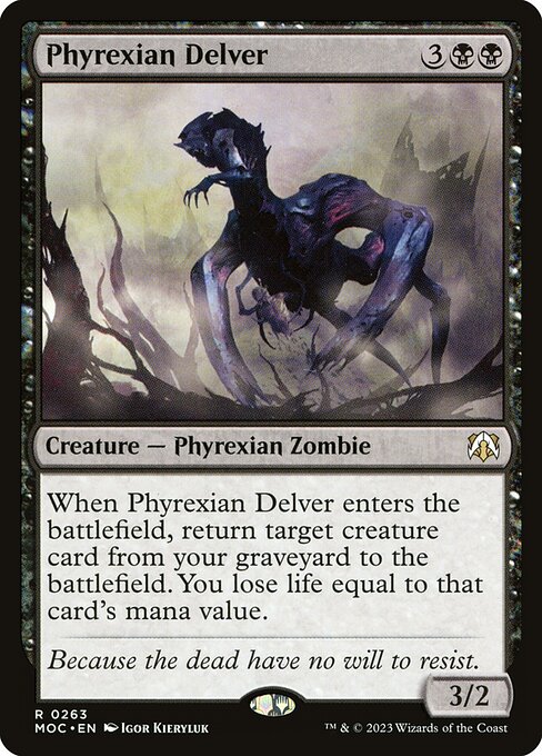 Phyrexian Delver (March of the Machine Commander)