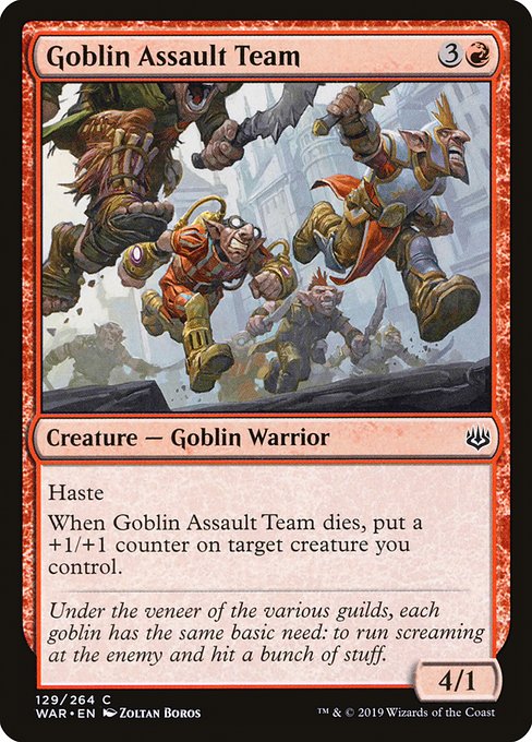 Goblin Assault Team (War of the Spark)