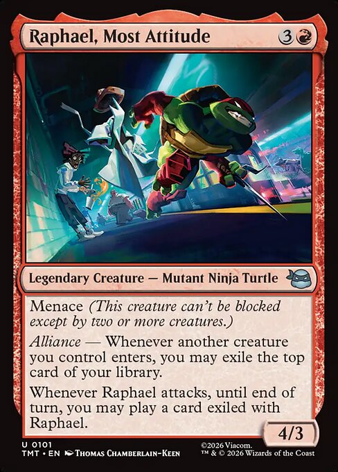 Raphael, Most Attitude (Teenage Mutant Ninja Turtles)