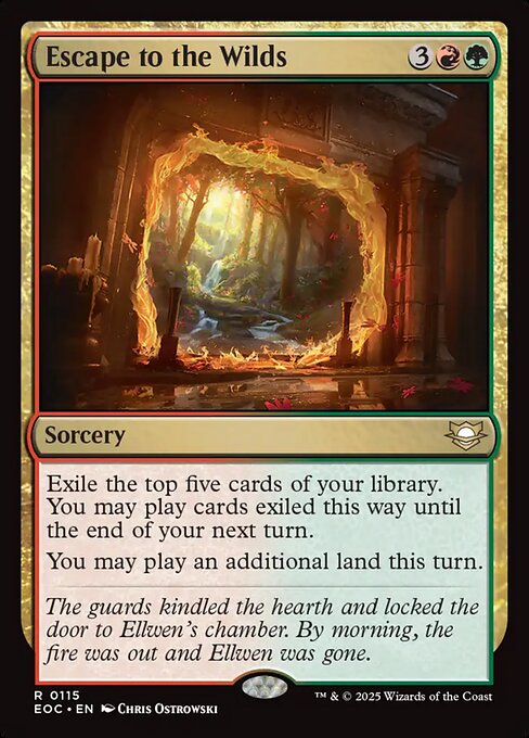 Escape to the Wilds (Edge of Eternities Commander)