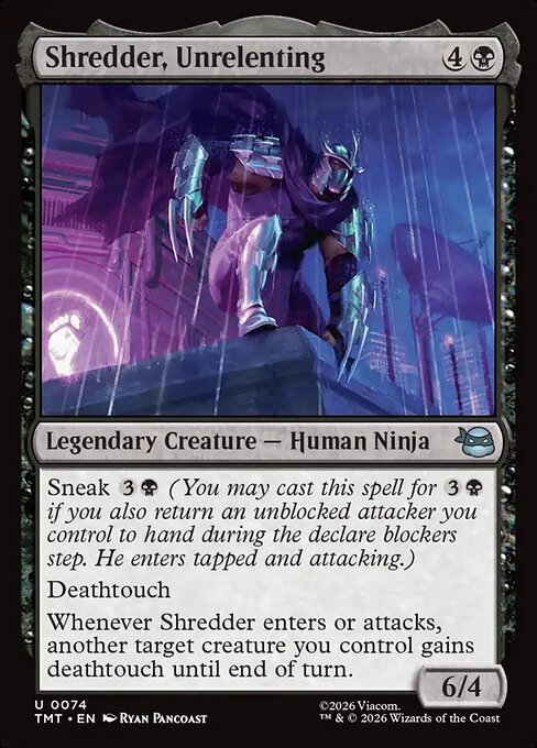 Shredder, Unrelenting (Teenage Mutant Ninja Turtles)