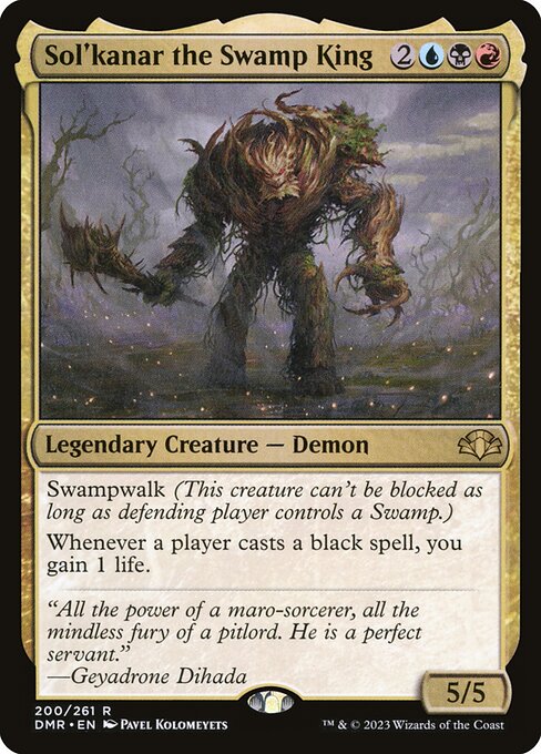 Sol'kanar the Swamp King (Dominaria Remastered)