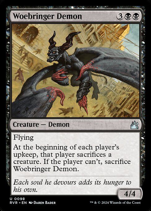 Woebringer Demon (Ravnica Remastered)