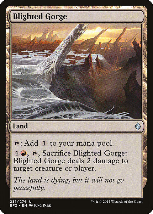 Blighted Gorge (Battle for Zendikar)