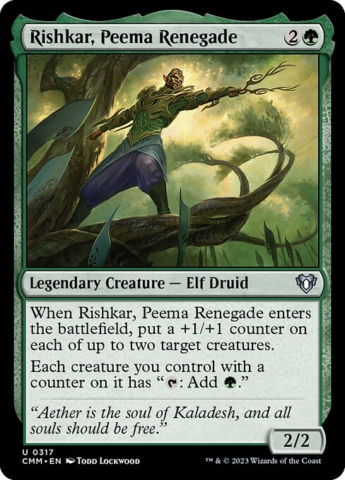 Rishkar, Peema Renegade (Commander Masters)