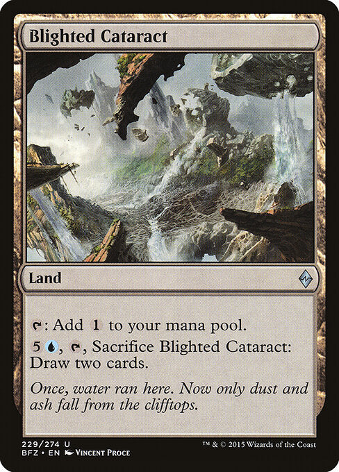 Blighted Cataract (Battle for Zendikar)