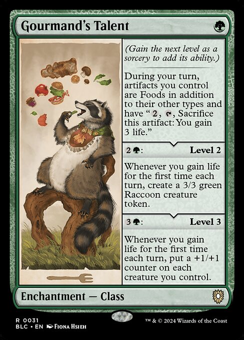 Gourmand's Talent (Bloomburrow Commander)