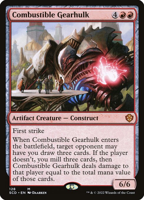 Combustible Gearhulk (Starter Commander Decks)