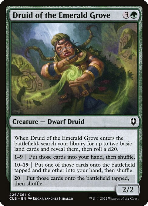 Druid of the Emerald Grove (Commander Legends: Battle for Baldur's Gate)