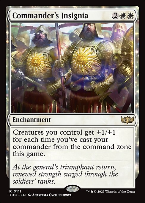統率者の紋章 (タルキール：ドラゴンの嵐統率者)