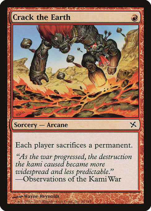 Crack the Earth (Betrayers of Kamigawa)