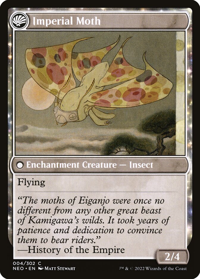 Befriending the Moths // Imperial Moth (Kamigawa: Neon Dynasty)