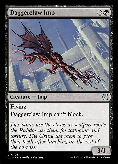Daggerclaw Imp (Ravnica: Clue Edition)