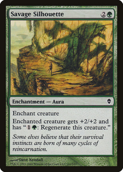 Savage Silhouette (Zendikar)