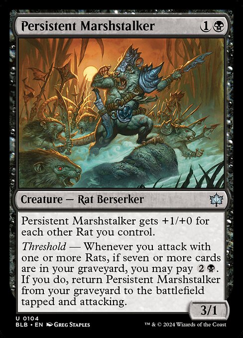 Persistent Marshstalker (Bloomburrow)